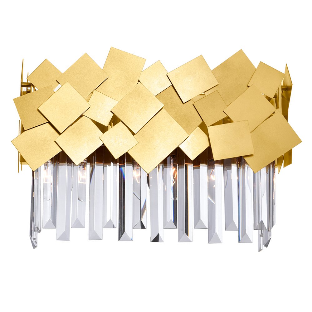 Panache 3 Light Vanity Light With Medallion Gold Finish. Picture 2