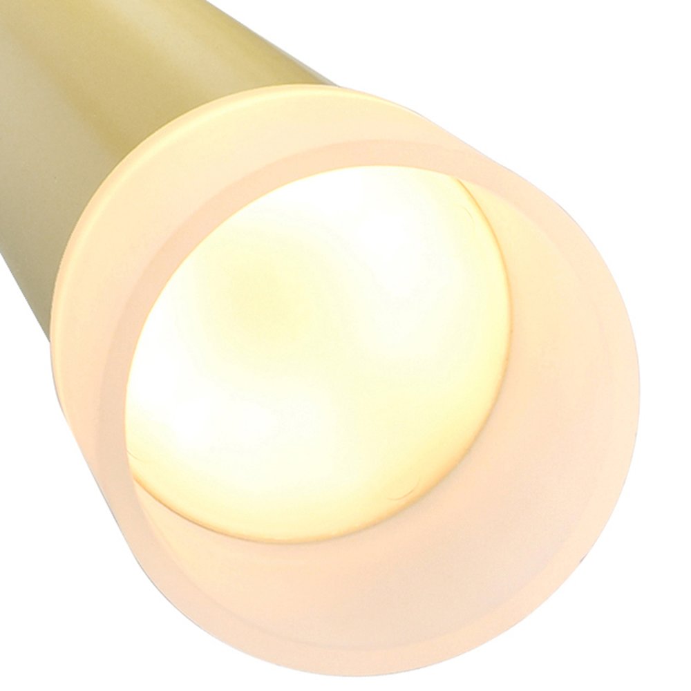 Andes LED Pool Table Light With Satin Gold Finish. Picture 4