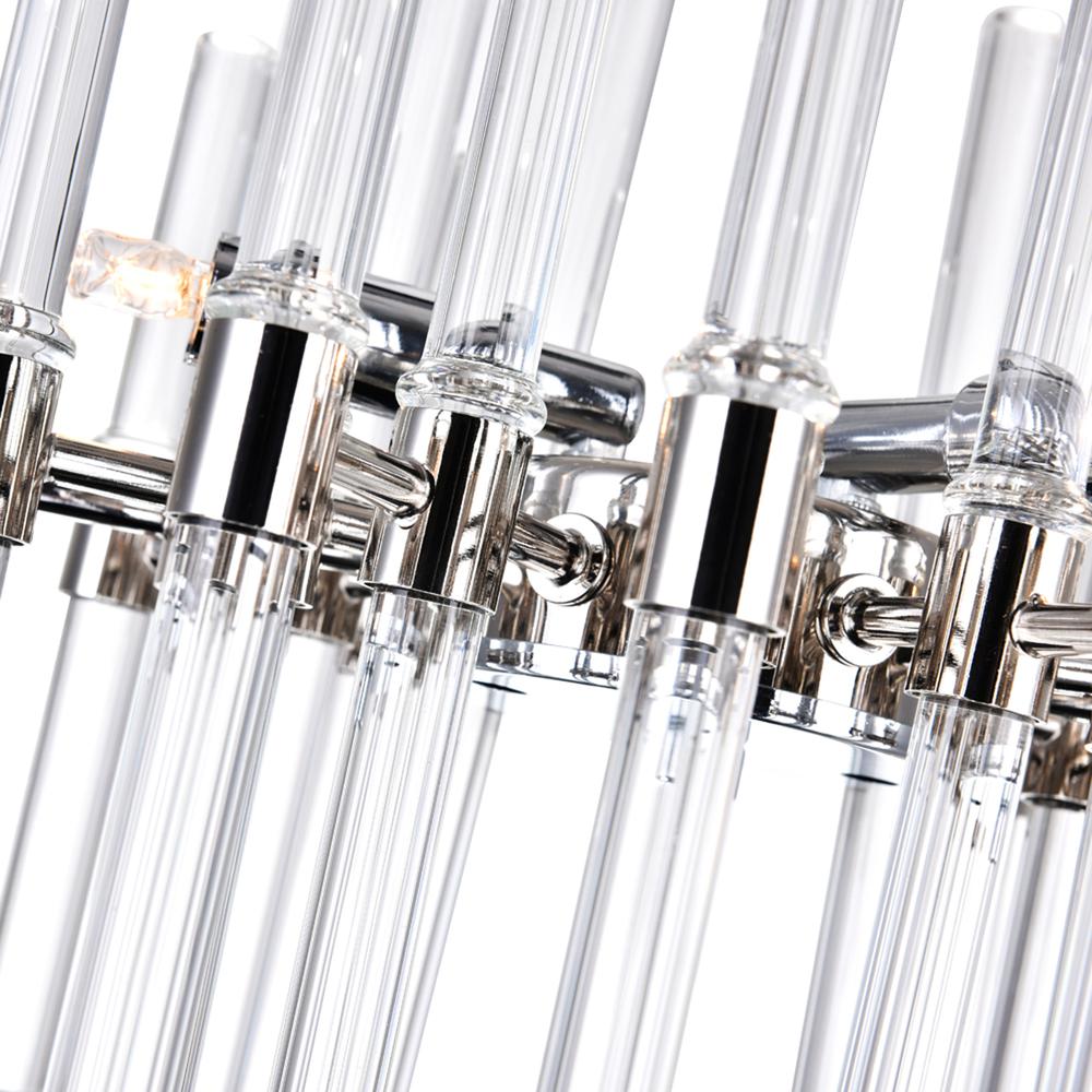 Miroir 6 Light Mini Chandelier With Polished Nickel Finish. Picture 5