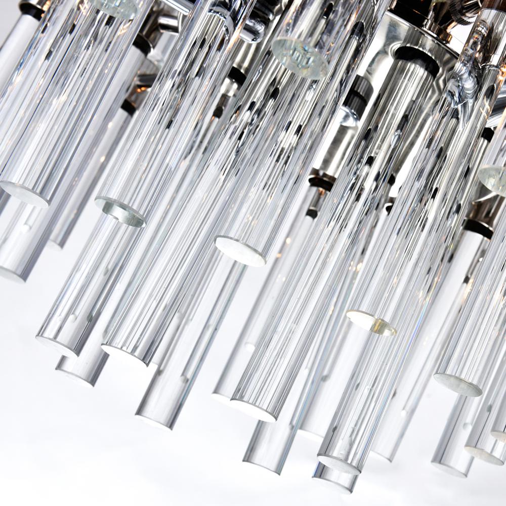 Miroir 8 Light Chandelier With Polished Nickel Finish. Picture 5