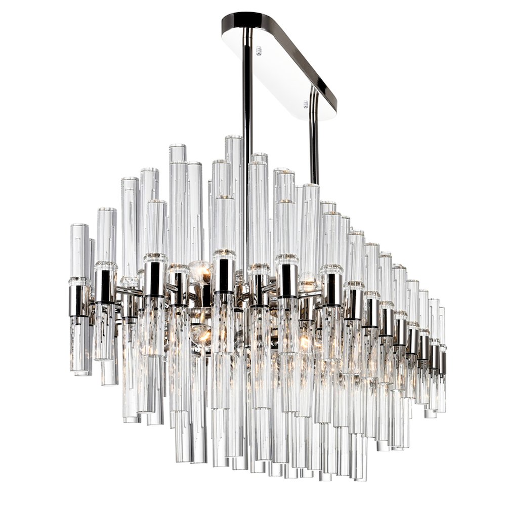 Miroir 16 Light Pool Table Light With Polished Nickel Finish. Picture 3