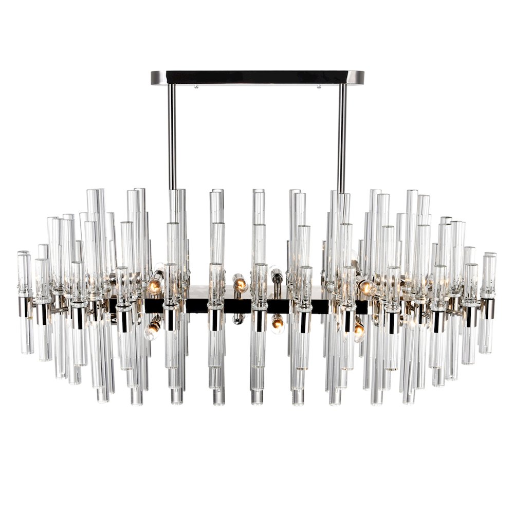 Miroir 16 Light Pool Table Light With Polished Nickel Finish. Picture 4