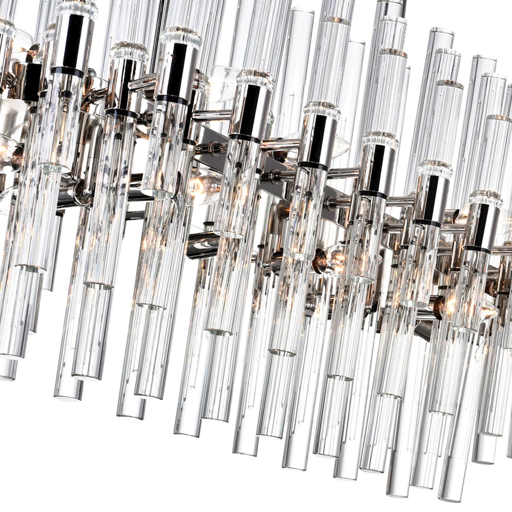 Miroir 16 Light Pool Table Light With Polished Nickel Finish. Picture 5