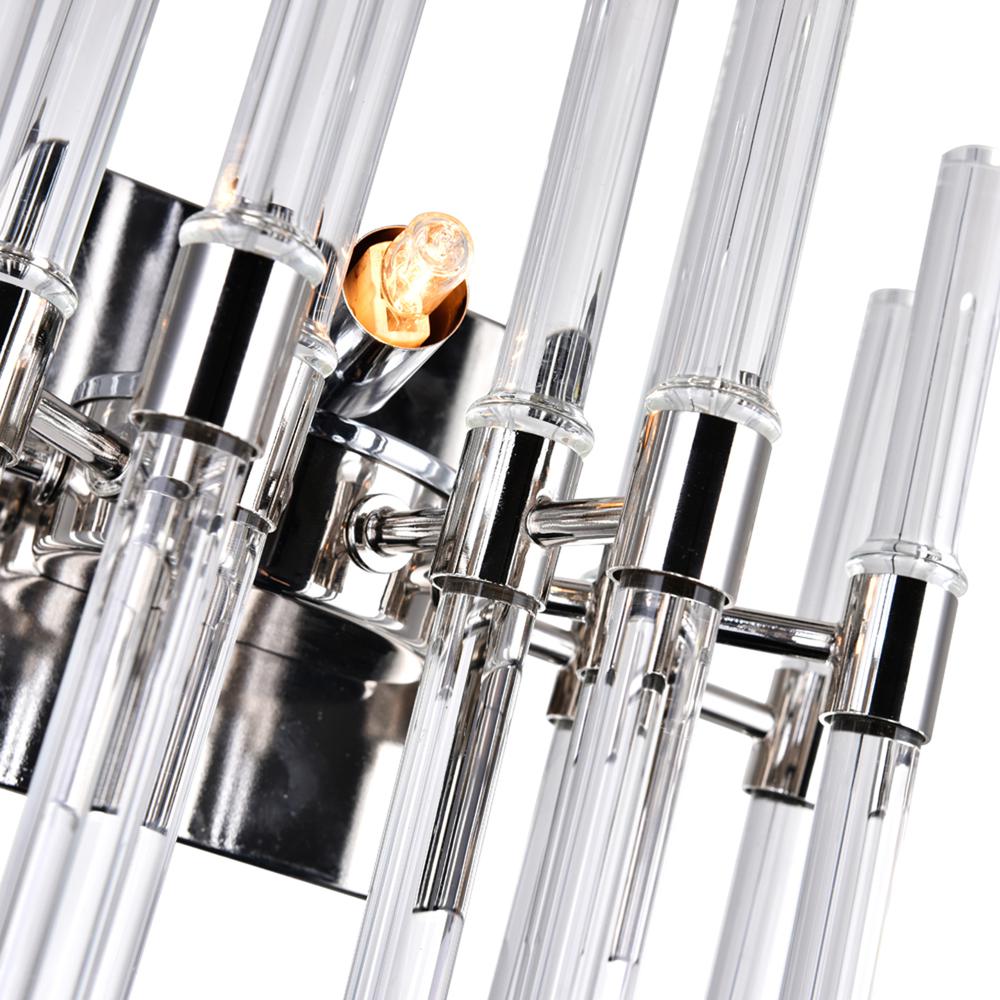 Miroir 2 Light Wall Light With Polished Nickel Finish. Picture 3