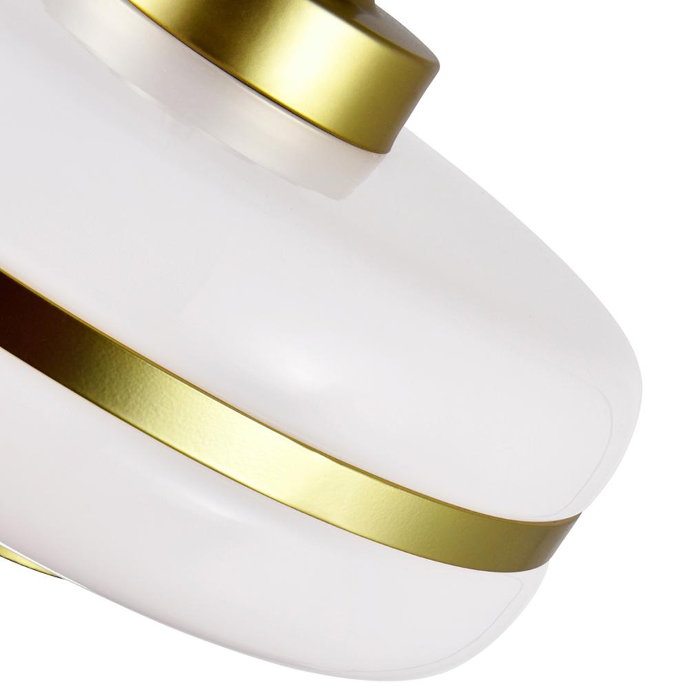 Elementary 1 Light Down Pendant With Pearl Gold Finish. Picture 4