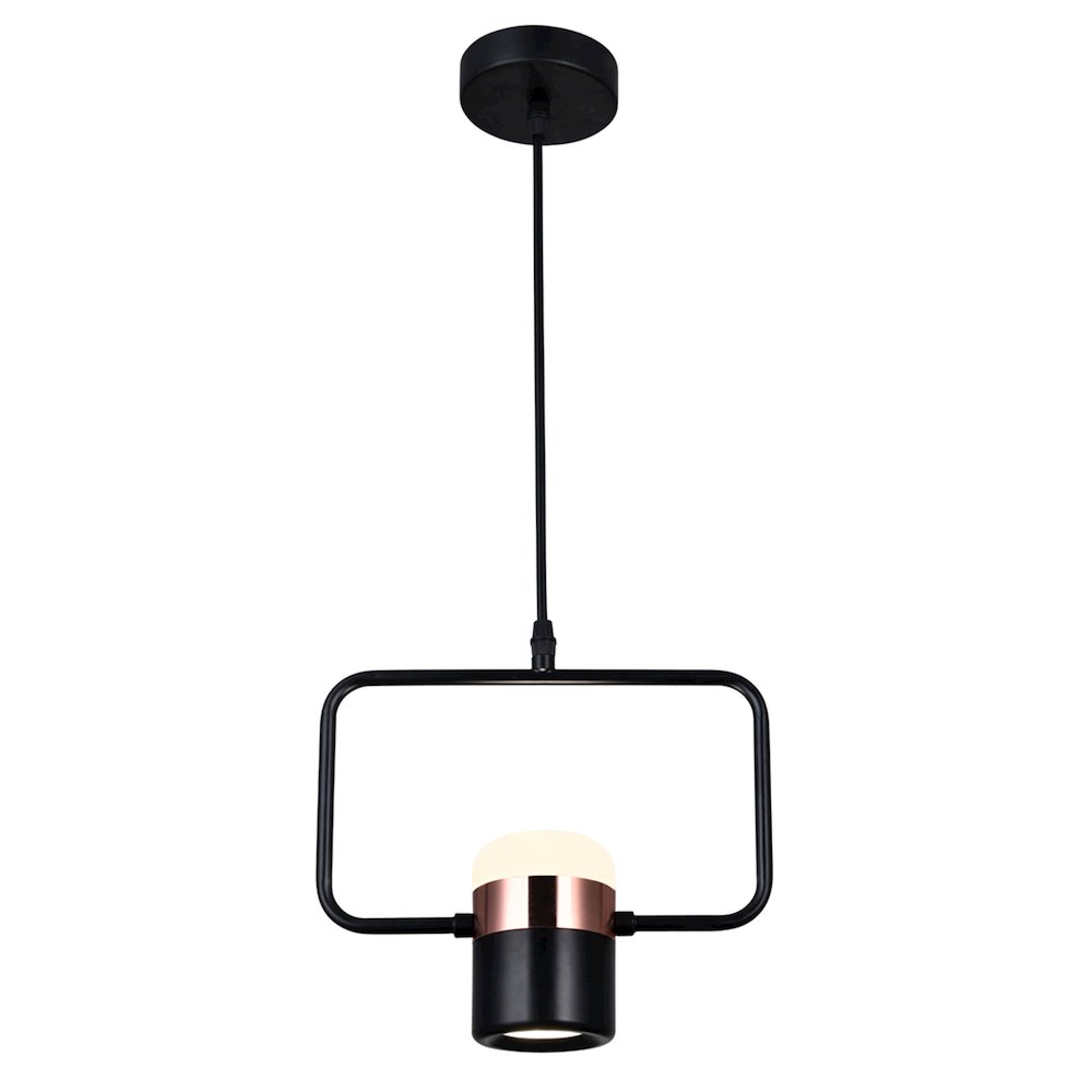 Moxie LED Down Mini Pendant With Black Finish. Picture 1
