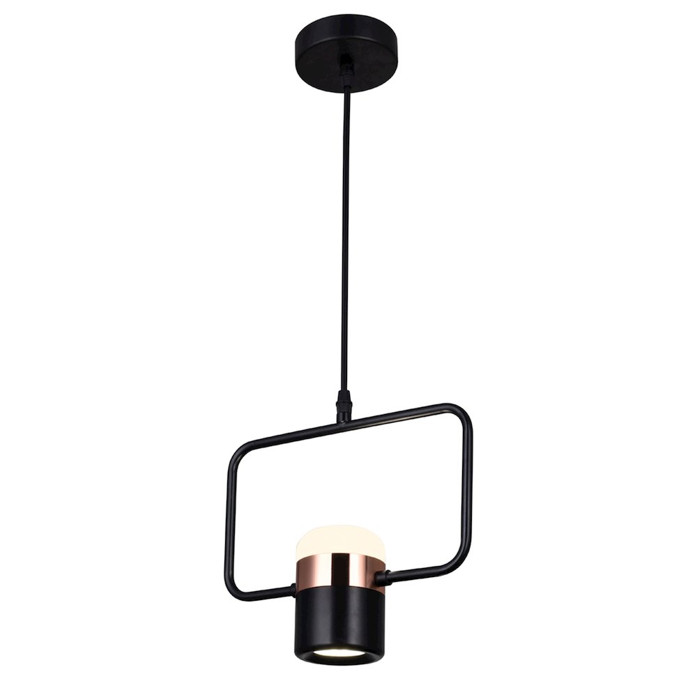Moxie LED Down Mini Pendant With Black Finish. Picture 2