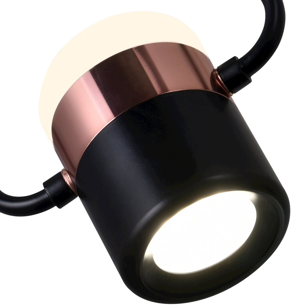 Moxie LED Down Mini Pendant With Black Finish. Picture 5
