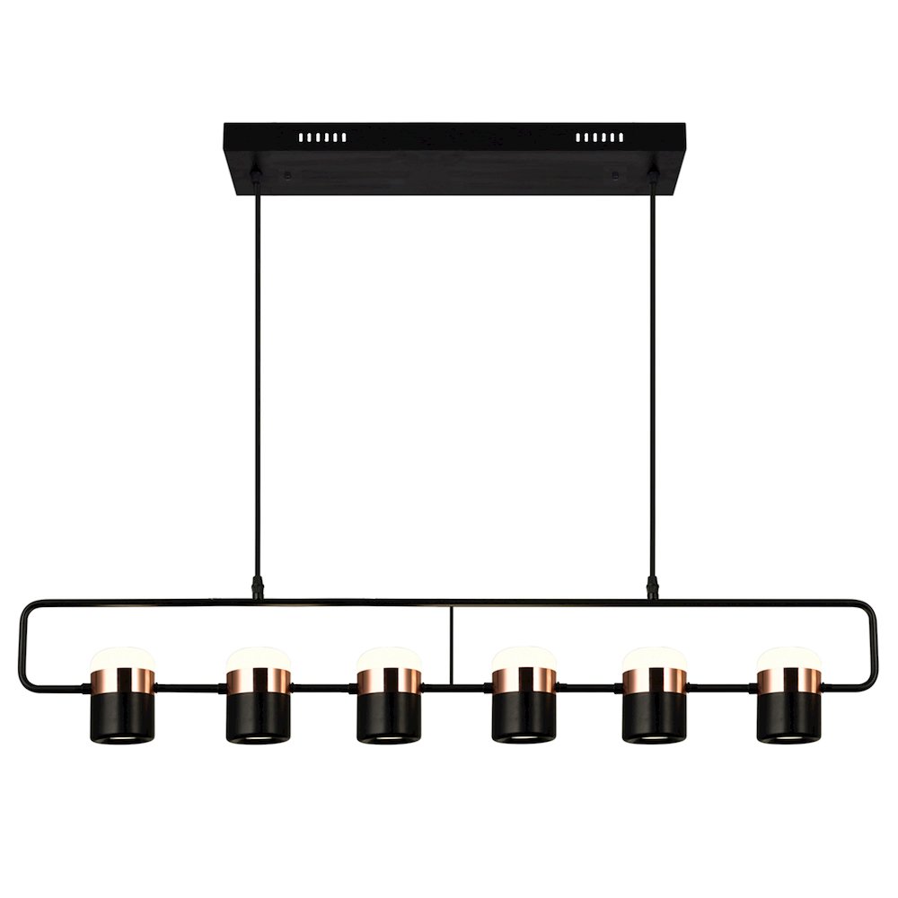 Moxie LED Pool Table Light With Black Finish. Picture 6