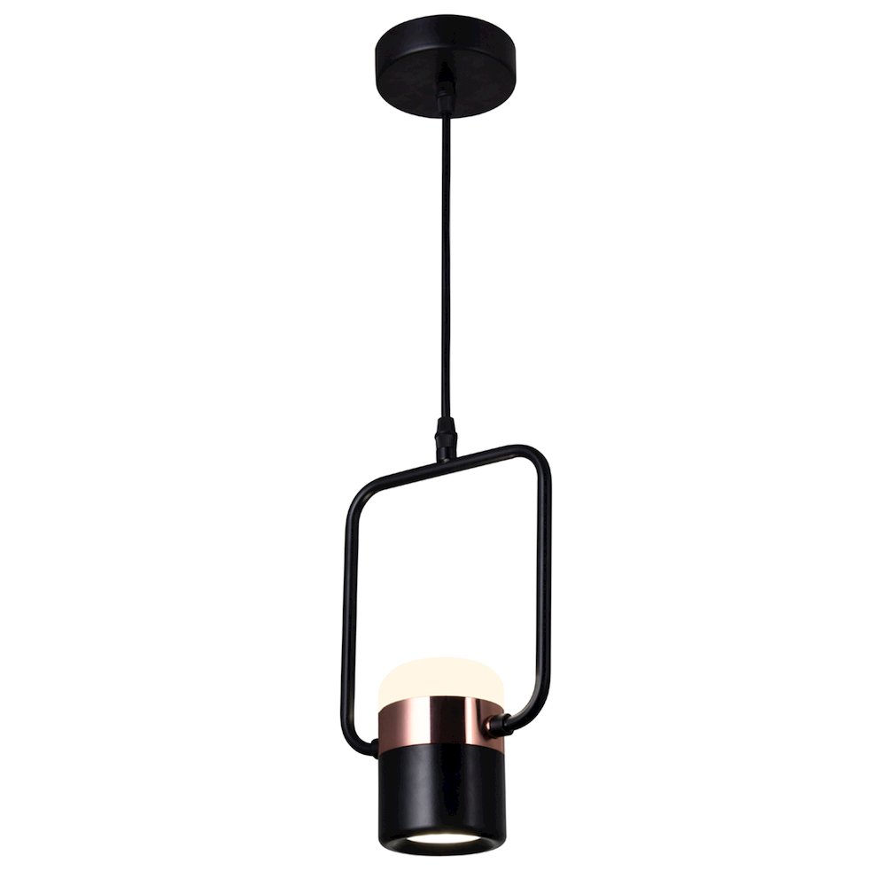 Moxie LED Down Mini Pendant With Black Finish. Picture 1