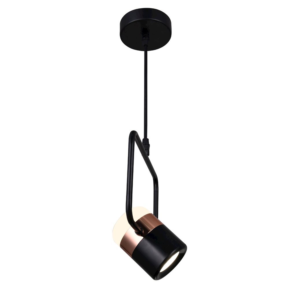 Moxie LED Down Mini Pendant With Black Finish. Picture 2