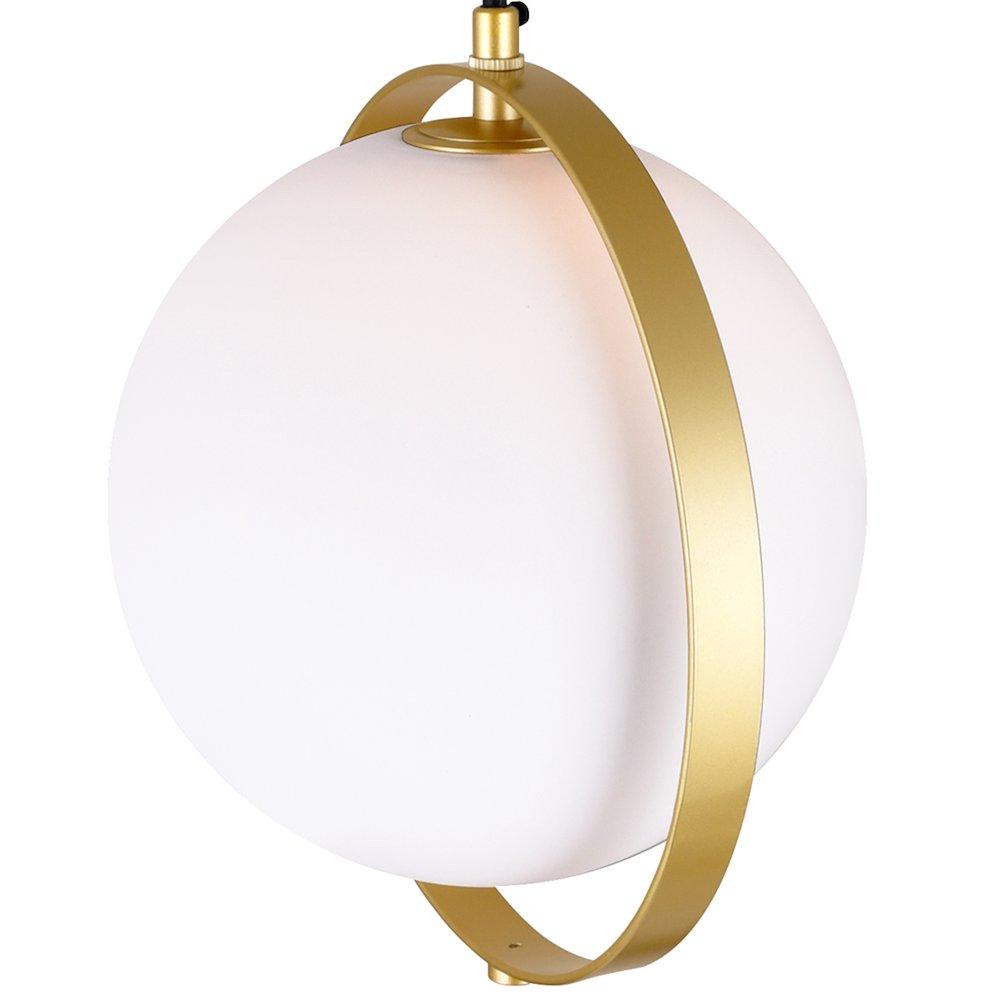 Da Vinci 1 Light Mini Pendant With Brass Finish. Picture 2