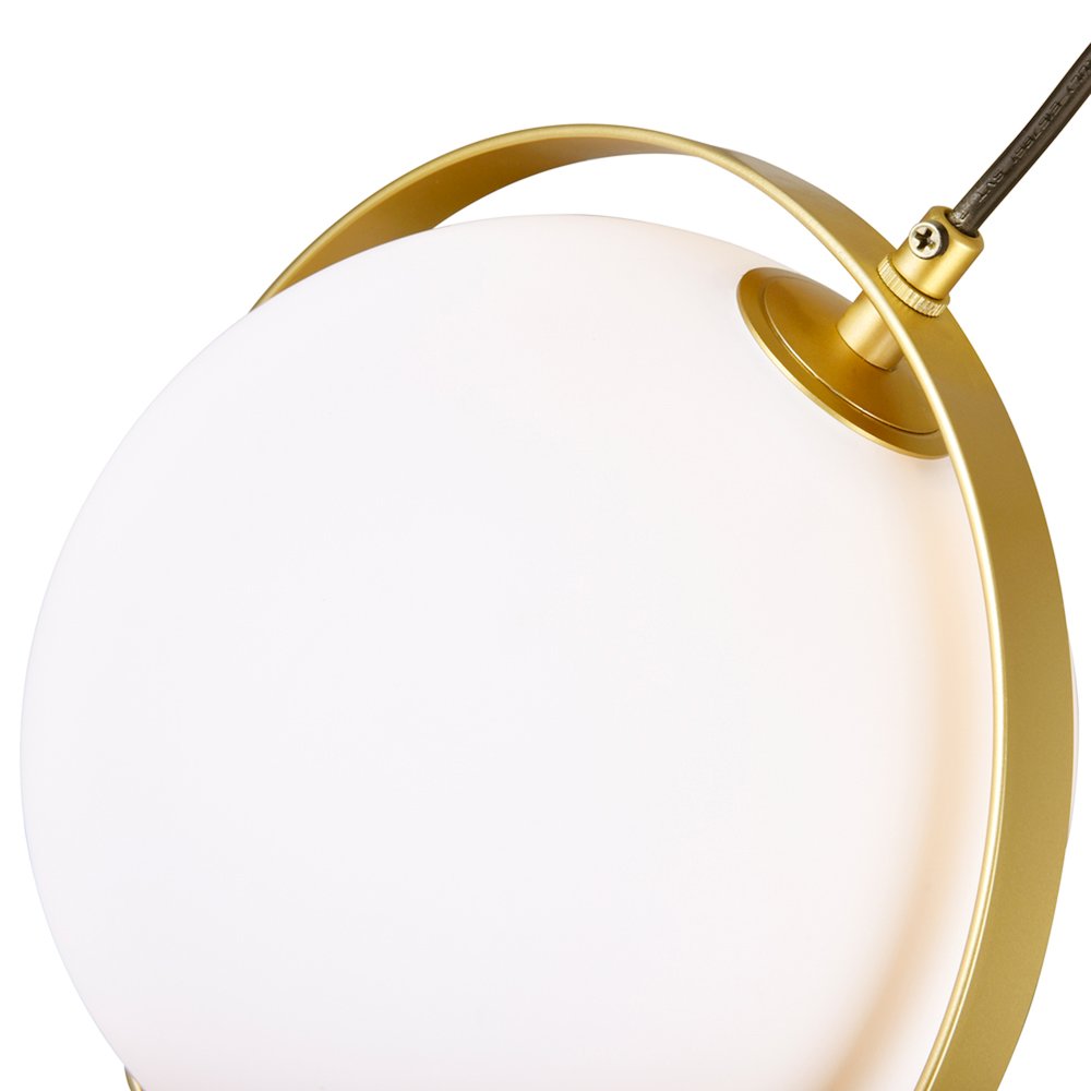 Da Vinci 1 Light Mini Pendant With Brass Finish. Picture 3