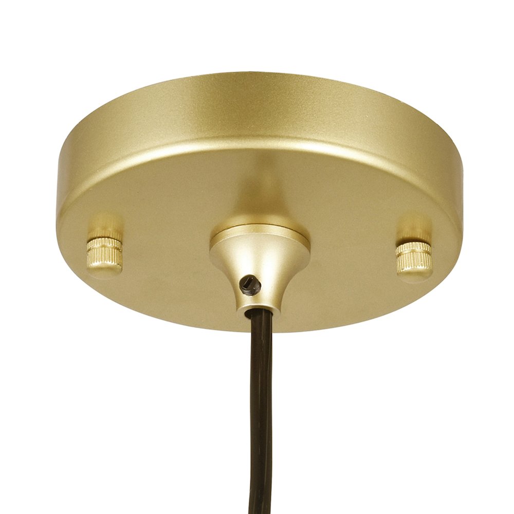 Da Vinci 1 Light Mini Pendant With Brass Finish. Picture 4