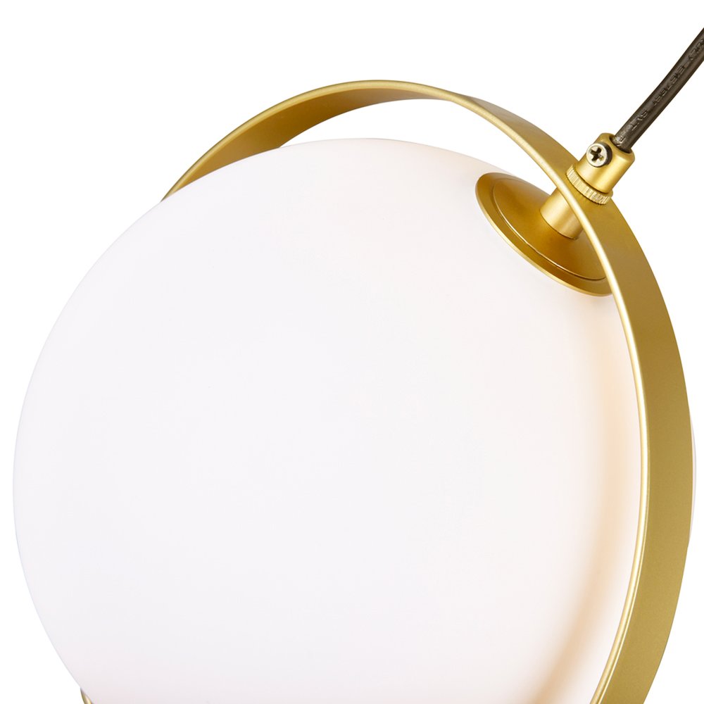 Da Vinci 3 Light Multi Light Pendant With Brass Finish. Picture 4