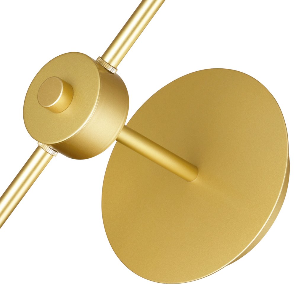 Da Vinci 1 Light Wall Light With Brass Finish. Picture 3