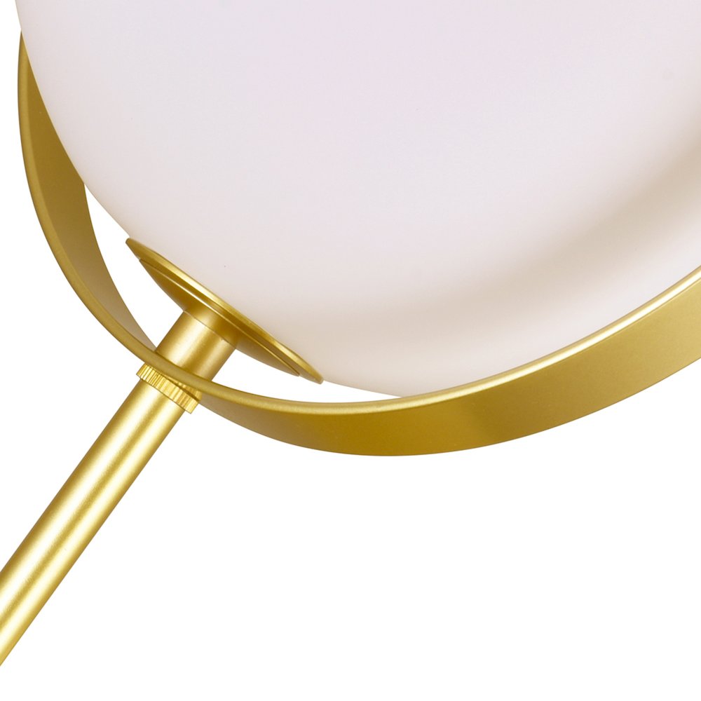 Da Vinci 1 Light Wall Light With Brass Finish. Picture 4