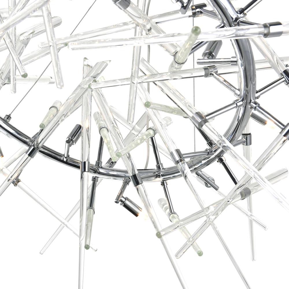 Icicle 12 Light Chandelier With Chrome Finish. Picture 7