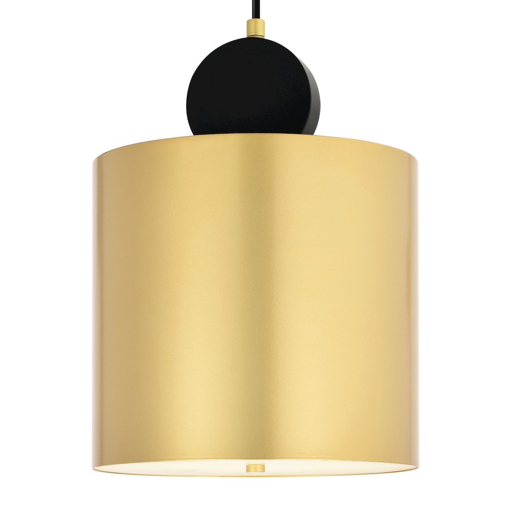 Saleen LED Mini Pendant With Sun Gold & Black Finish. Picture 2