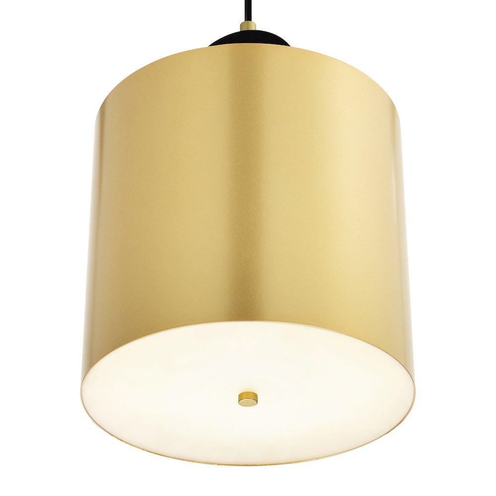 Saleen LED Mini Pendant With Sun Gold & Black Finish. Picture 3