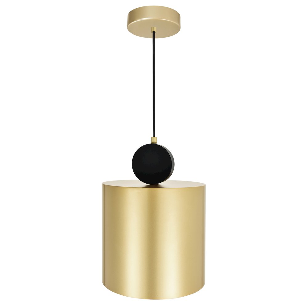 Saleen LED Mini Pendant With Sun Gold & Black Finish. Picture 4