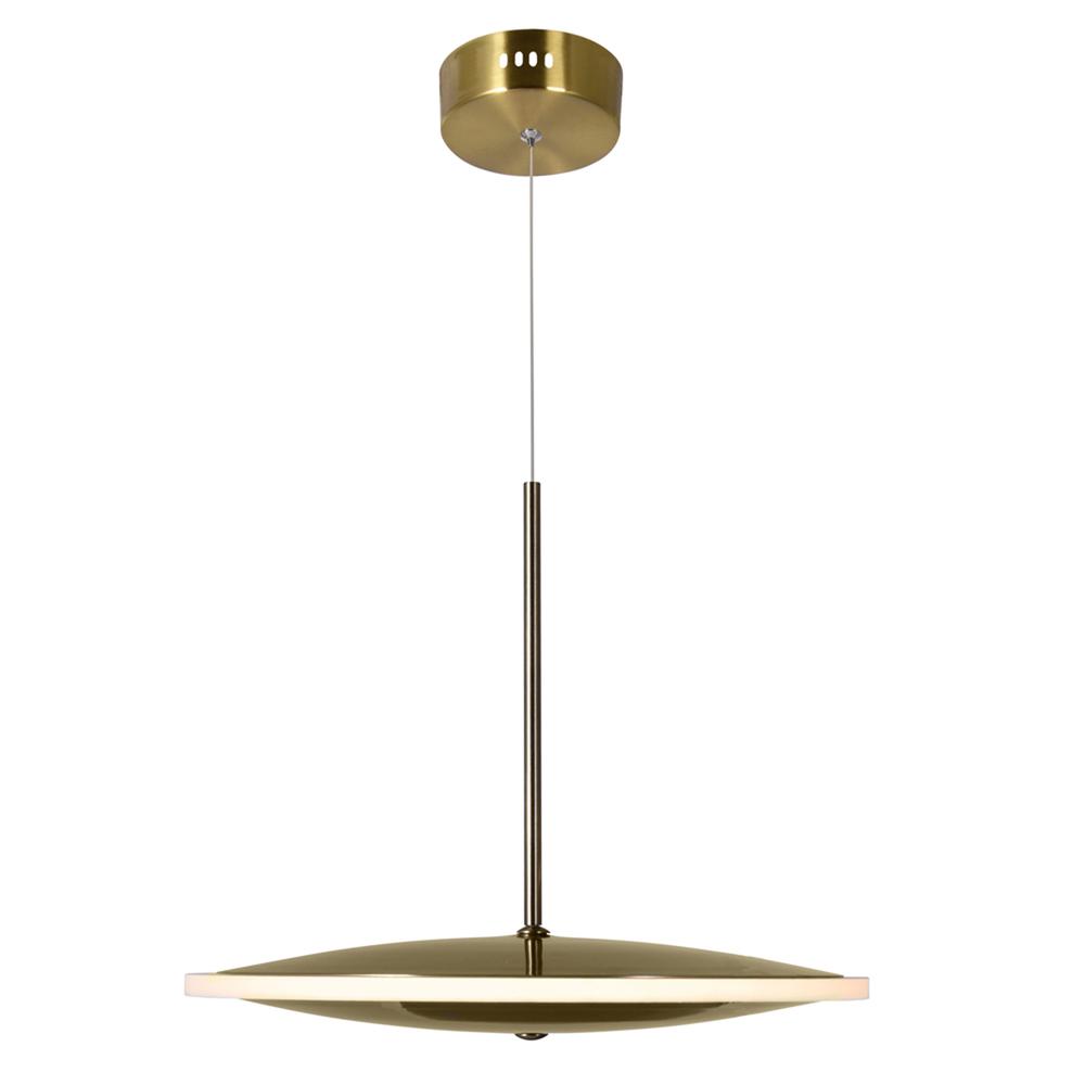 Ovni LED Mini Pendant With Brass Finish. Picture 13