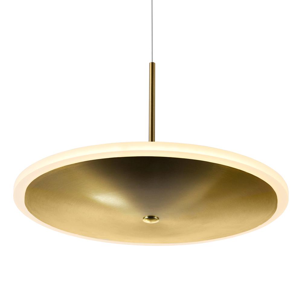 Ovni LED Mini Pendant With Brass Finish. Picture 9