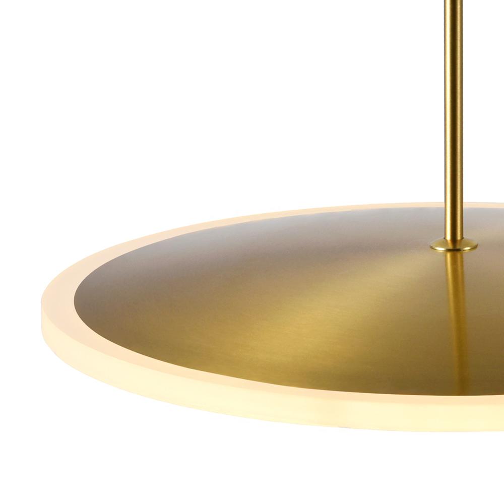 Ovni LED Mini Pendant With Brass Finish. Picture 10