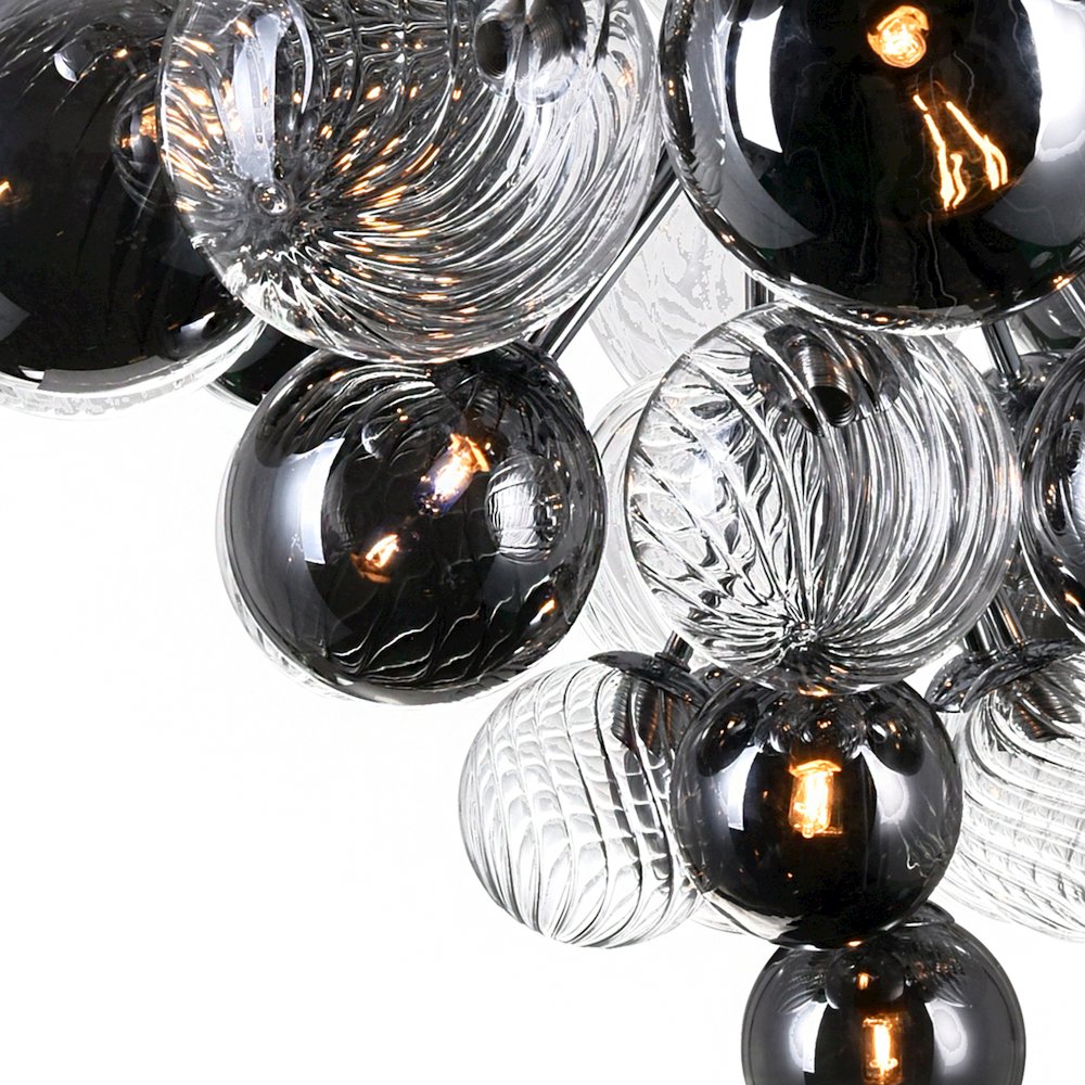 Pallocino 27 Light Chandelier With Chrome Finish. Picture 4