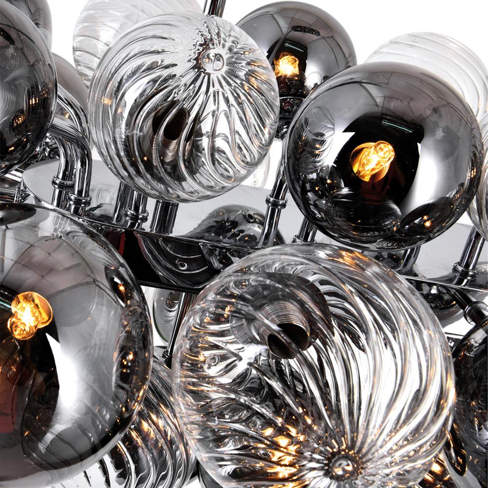 Pallocino 27 Light Island/Pool Table Chandelier With Chrome Finish. Picture 4