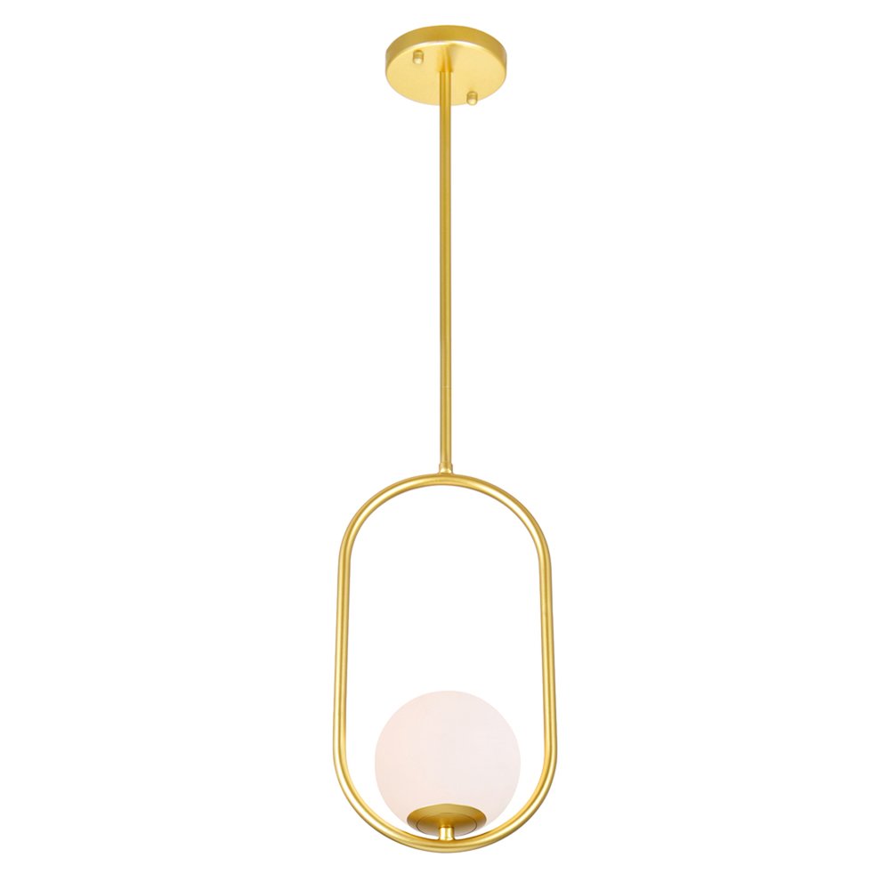 Celeste 1 Light Mini Pendant With Medallion Gold Finish. Picture 2