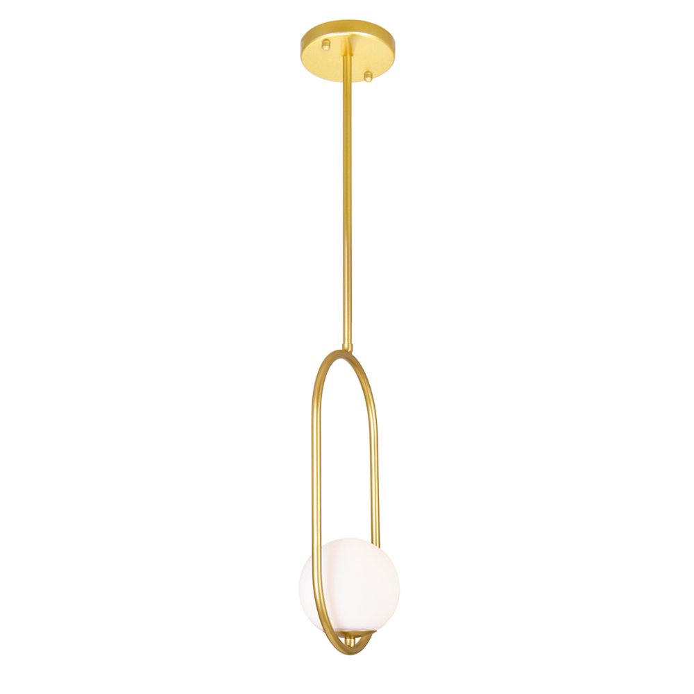 Celeste 1 Light Mini Pendant With Medallion Gold Finish. Picture 4