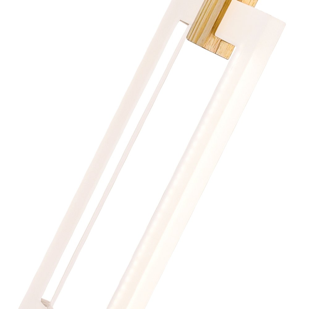 Anello LED Pendant With White Oak Finish. Picture 3