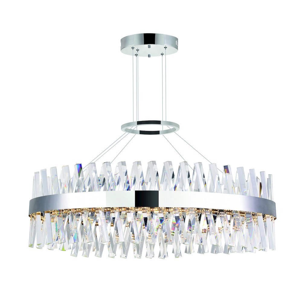 Glace LED Chandelier With Chrome Finish. Picture 1