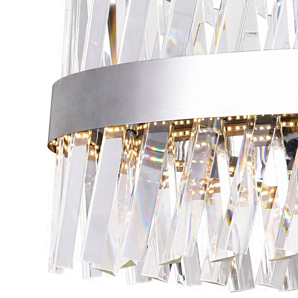 Glace LED Chandelier With Chrome Finish. Picture 2