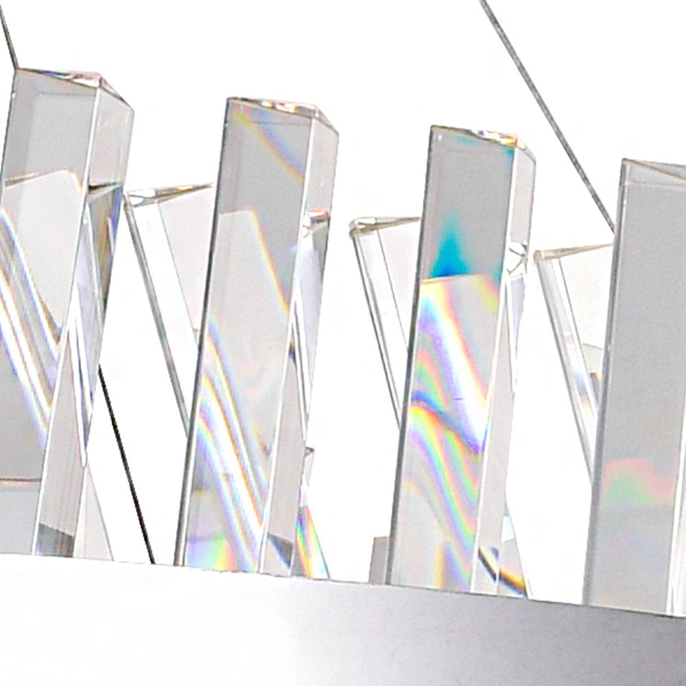 Glace LED Chandelier With Chrome Finish. Picture 4