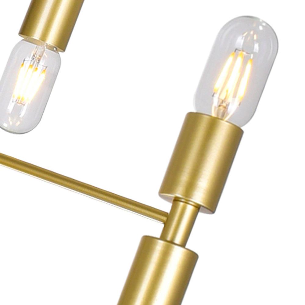 Hand Crank 12 Light Chandelier With Medallion Gold Finish. Picture 5