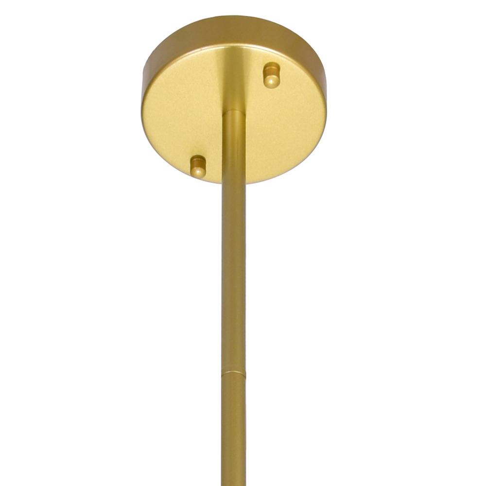 Tourch 7 Light Chandelier With Medallion Gold Finish. Picture 5
