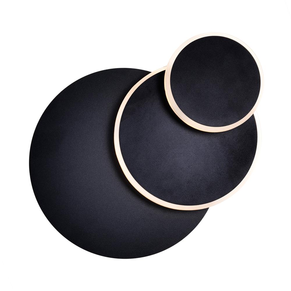 Private I LED Sconce With Matte Black Finish. Picture 1