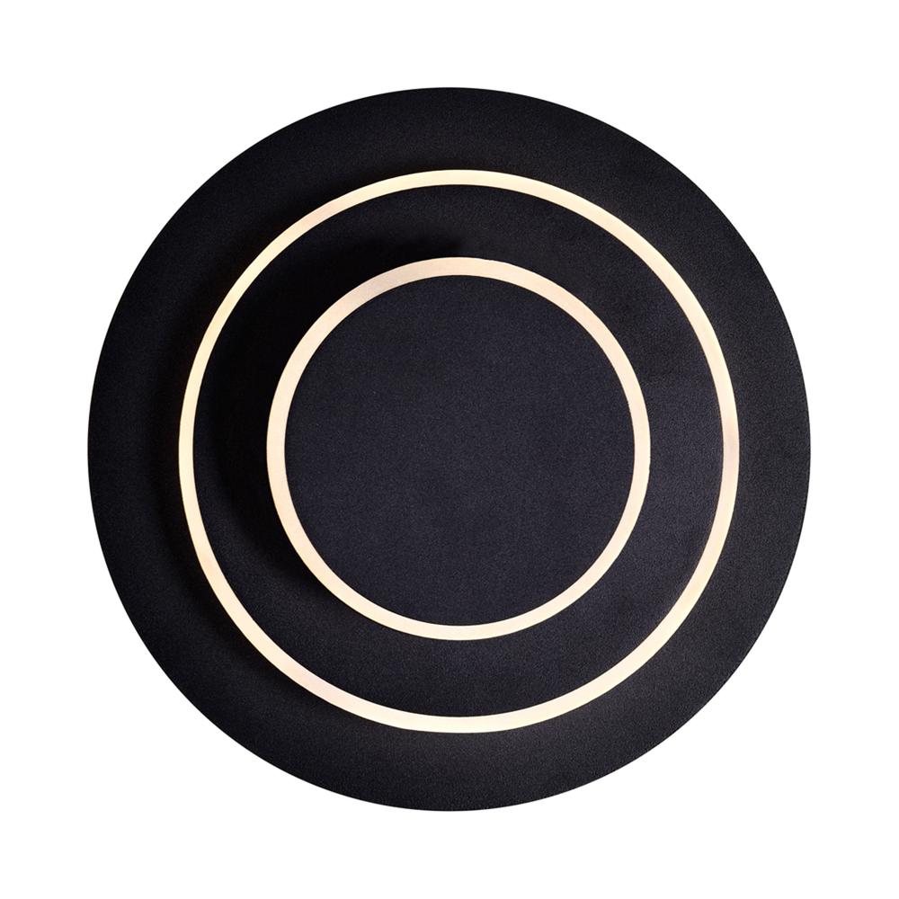 Private I LED Sconce With Matte Black Finish. Picture 2