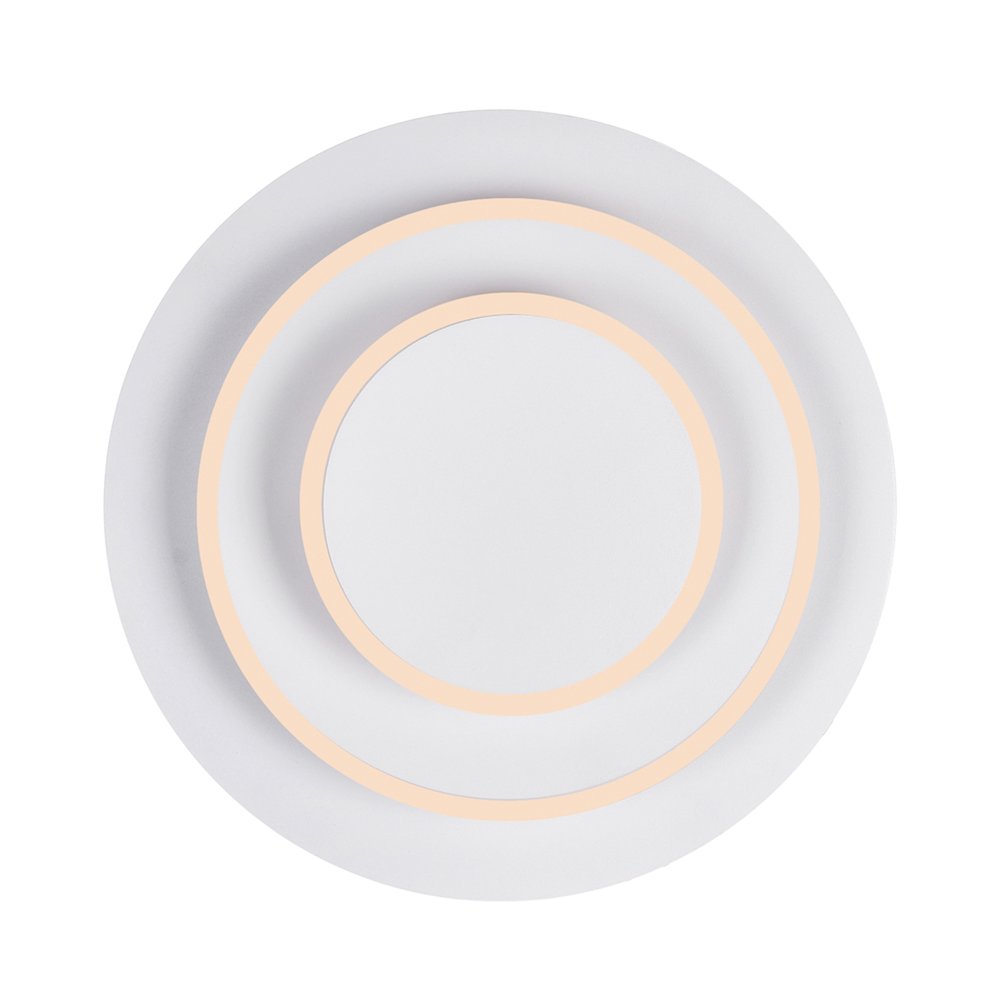 Private I LED Sconce With Matte White Finish. Picture 2