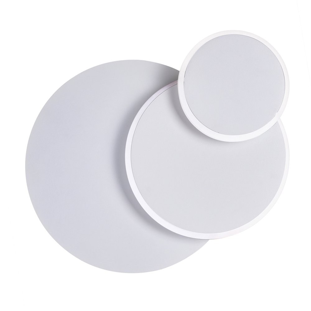 Private I LED Sconce With Matte White Finish. Picture 5