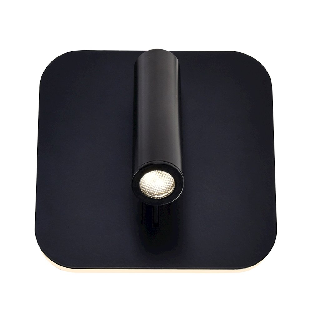 Private I LED Sconce With Matte Black Finish. Picture 3