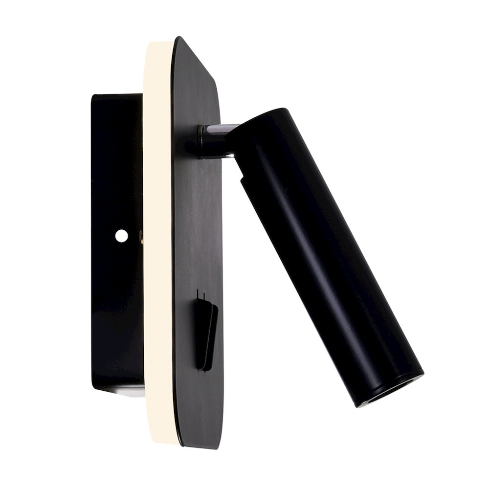 Private I LED Sconce With Matte Black Finish. Picture 4