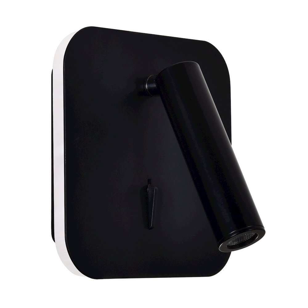 Private I LED Sconce With Matte Black Finish. Picture 6