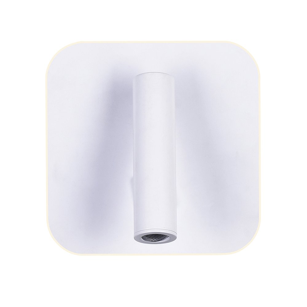 Private I LED Sconce With Matte White Finish. Picture 3
