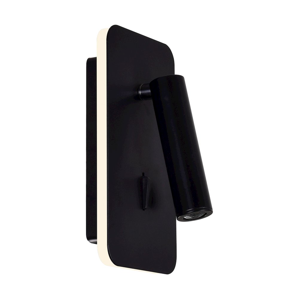 Private I LED Sconce With Matte Black Finish. Picture 4