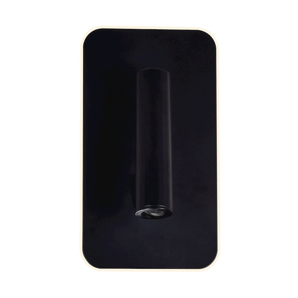 Private I LED Sconce With Matte Black Finish. Picture 5