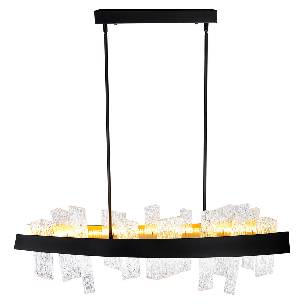 Guadiana 39 in LED Black Chandelier. Picture 3