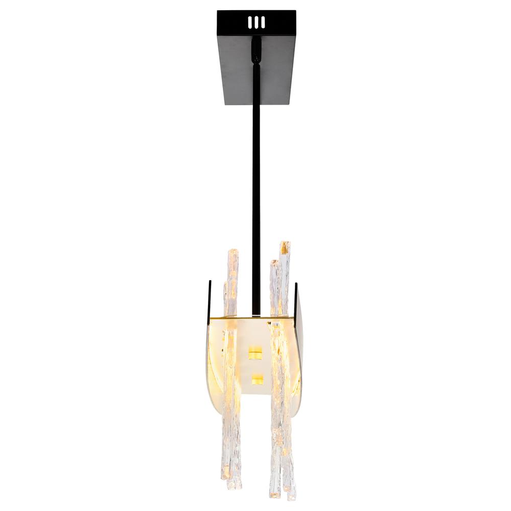 Guadiana 39 in LED Black Chandelier. Picture 4